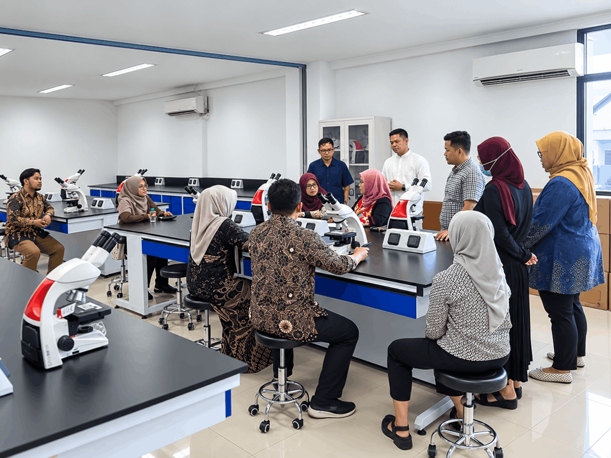 Kegiatan di laboratorium